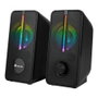 NGS Gaming Altavoces con Iluminación LED RGB, 12W y Conexión USB
